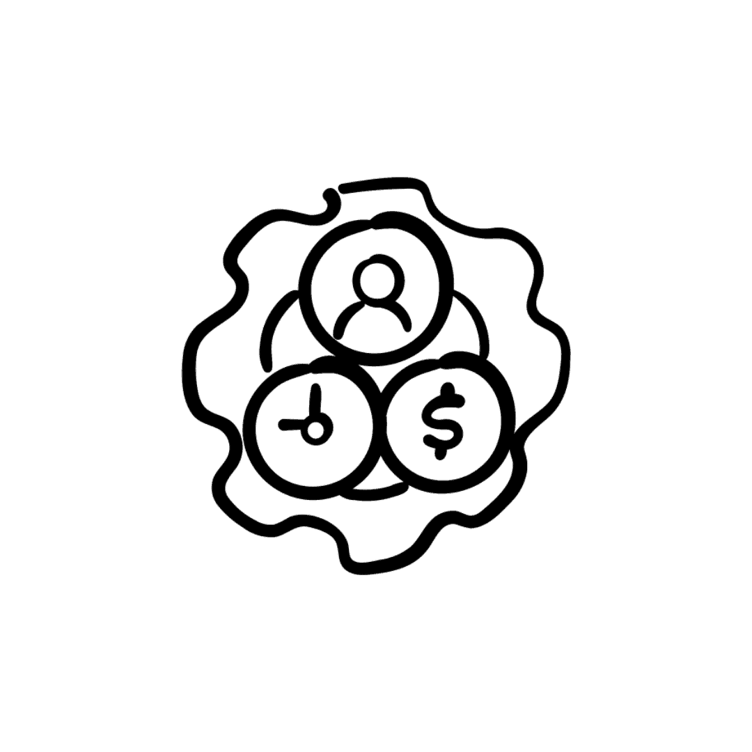 Resource allocation icon